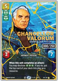 Chancellor Valorum - Civil Servant (Serialized) (Gold) #1142