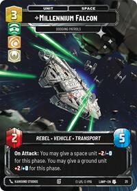 Millennium Falcon - Dodging Patrols (Foil) #25