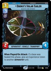 Dooku's Solar Sailer - Beautiful and Expensive #38/84