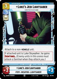 Luke's Jedi Lightsaber - Constructed by Hand #66/264