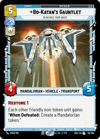Bo-Katan's Gauntlet - Reinforce from Above #63/264
