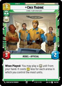 Crix Madine - Strike Team Strategist #108/264