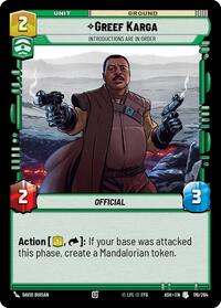 Greef Karga - Introductions are in Order #119/264