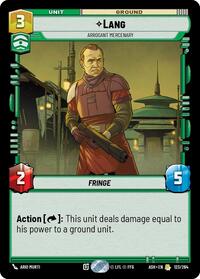 Lang - Arrogant Mercenary #123/264