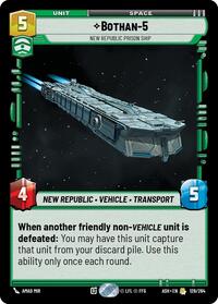 Bothan-5 - New Republic Prison Ship #128/264