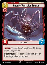 Knobby White Ice Spider #178/264