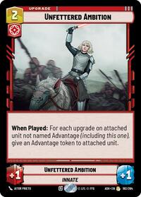 Unfettered Ambition #182/264