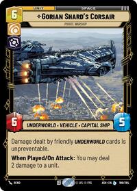Gorian Shard's Corsair - Pirate Warship #196/264