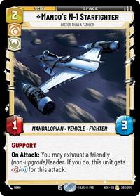 Mando's N-1 Starfighter - Faster than a Fathier #203/264