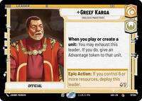 Greef Karga - Gracious Magistrate #17/264
