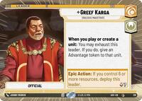 Greef Karga - Gracious Magistrate (Hyperspace) #281