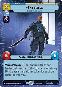 Pre Vizsla - Strong-Willed Ruler (Hyperspace) #317