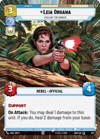 Leia Organa - Vigilant for Danger (Hyperspace) #323