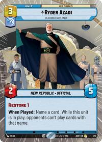 Ryder Azadi - Restored Governor (Hyperspace) #341