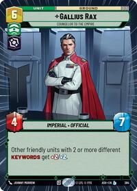 Gallius Rax - Counselor to the Empire (Hyperspace) #364