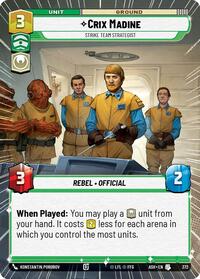 Crix Madine - Strike Team Strategist (Hyperspace) #372