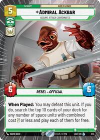 Admiral Ackbar - Assume Attack Coordinates (Hyperspace) #374