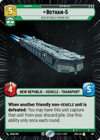 Bothan-5 - New Republic Prison Ship (Hyperspace) #392