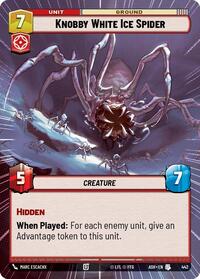 Knobby White Ice Spider (Hyperspace) #442