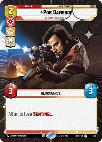 Poe Dameron - I'll Come Back For You (Hyperspace Foil) #542
