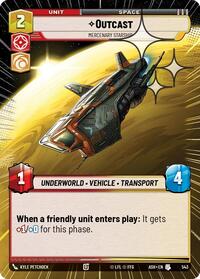 Outcast - Mercenary Starship (Hyperspace Foil) #543