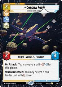 Corona Four - Justice for Alderaan (Hyperspace Foil) #545