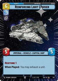Reinforcing Light Cruiser (Hyperspace Foil) #553