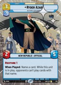 Ryder Azadi - Restored Governor (Hyperspace Foil) #579