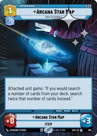 Arcana Star Map - Path to Peridea (Hyperspace Foil) #586