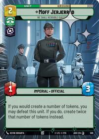 Moff Jerjerrod - We Shall Redouble Our Efforts (Hyperspace Foil) #596