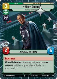 Moff Gideon - Remnant Commander (Hyperspace Foil) #599