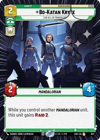 Bo-Katan Kryze - For All of Mandalore (Hyperspace Foil) #607