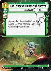 The Student Guides the Master (Hyperspace Foil) #617