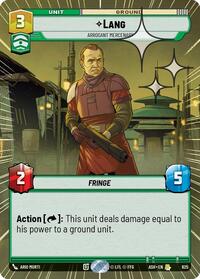 Lang - Arrogant Mercenary (Hyperspace Foil) #625