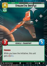 Stolen Eta Shuttle (Hyperspace Foil) #627