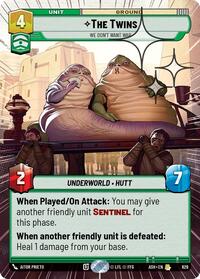 The Twins - We Don't Want War (Hyperspace Foil) #629
