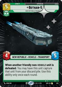 Bothan-5 - New Republic Prison Ship (Hyperspace Foil) #630