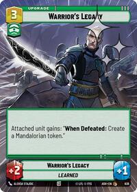 Warrior's Legacy (Hyperspace Foil) #636