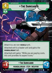 The Darksaber - Icon of Leadership (Hyperspace Foil) #637