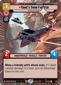 Vane's Snub Fighter - Brash and Proud (Hyperspace Foil) #646