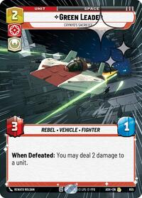 Green Leader - Crynyd's Sacrifice (Hyperspace Foil) #655