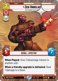 Zeb Orrelios - Fists Work Every Time (Hyperspace Foil) #663