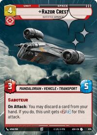Razor Crest - Outfitted Armament (Hyperspace Foil) #674