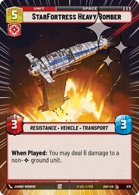 StarFortress Heavy Bomber (Hyperspace Foil) #676