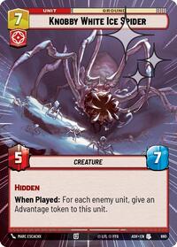 Knobby White Ice Spider (Hyperspace Foil) #680