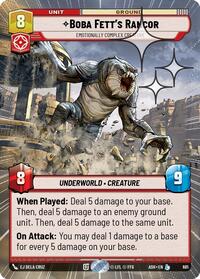 Boba Fett's Rancor - Emotionally Complex Creature (Hyperspace Foil) #681