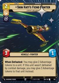 Shin Hati's Fiend Fighter - Compact and Agile (Hyperspace Foil) #693
