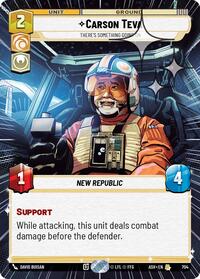 Carson Teva - There's Something Going On (Hyperspace Foil) #704