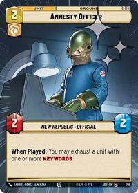 Amnesty Officer (Hyperspace Foil) #716