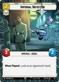 Imperial Defector (Hyperspace Foil) #752
